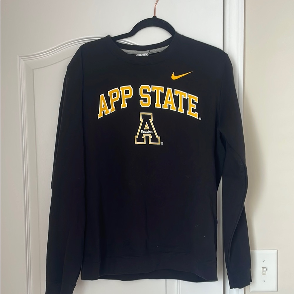 Nike Black and Yellow 'App State' Crewneck